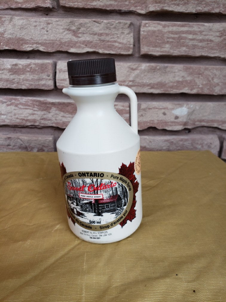 500 ml Amber maple syrup plastic