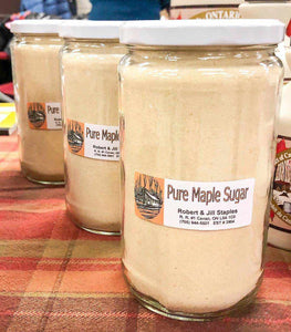 Granulated pure maple sugar